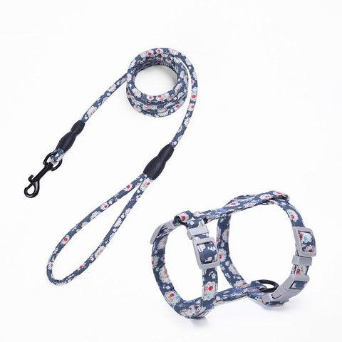 I-Shaped Cat Traction Harness With Adjustable Leash - Ultimate Freedom For Your Feline Friend-0