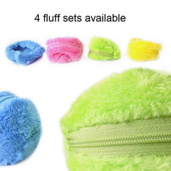 Interactive Plush Pet Toy Ball With Electric Motion-1