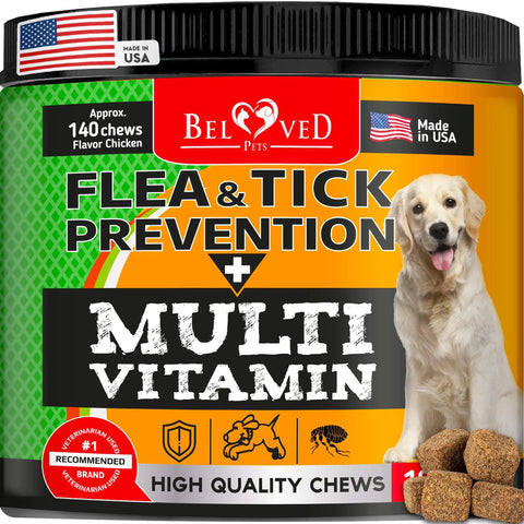 Insects Prevention Chewable Pills for Dogs Natural Pest Control for Pets Dogs - ellefancypets.com