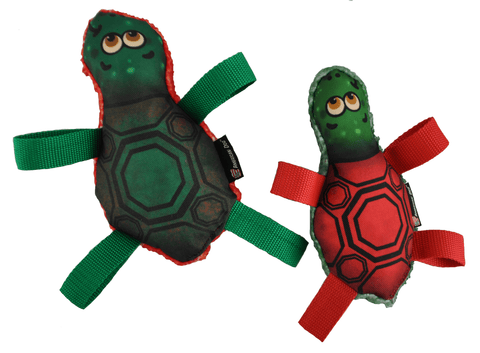Tommy Turtle Durable Flyer & Tug Dog Toy - Large-3