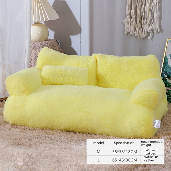 Luxury Plush Cat Bed - ellefancypets.com