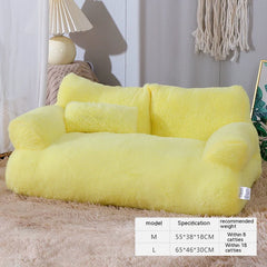 Luxury Plush Cat Bed - ellefancypets.com