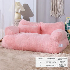 Luxury Plush Cat Bed - ellefancypets.com