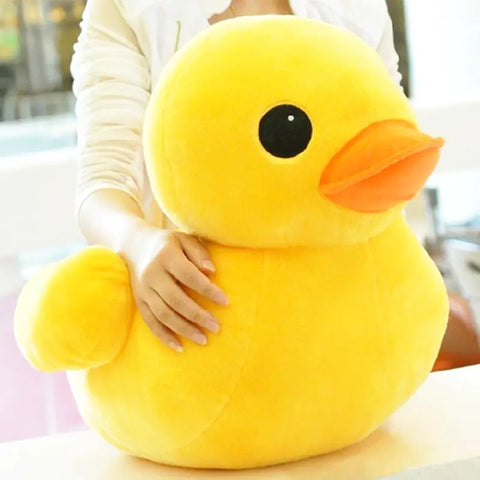 Yellow Duck Plush Toy and Pillow - ellefancypets.com
