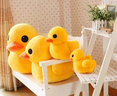 Yellow Duck Plush Toy and Pillow - ellefancypets.com
