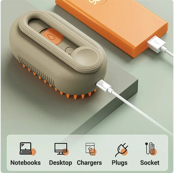 3-in-1 Electric Pet Brush - ellefancypets.com