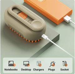 3-in-1 Electric Pet Brush - ellefancypets.com