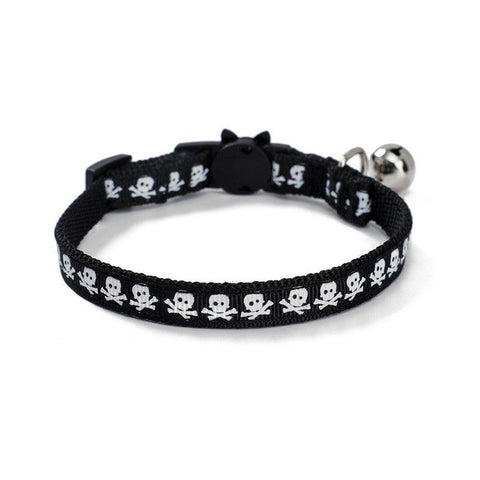 Enchanting Striped Halloween Cat Collar - Unleash The Magic On Your Feline Friend!-5