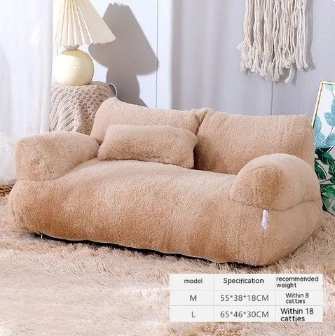 Luxury Plush Cat Bed - ellefancypets.com