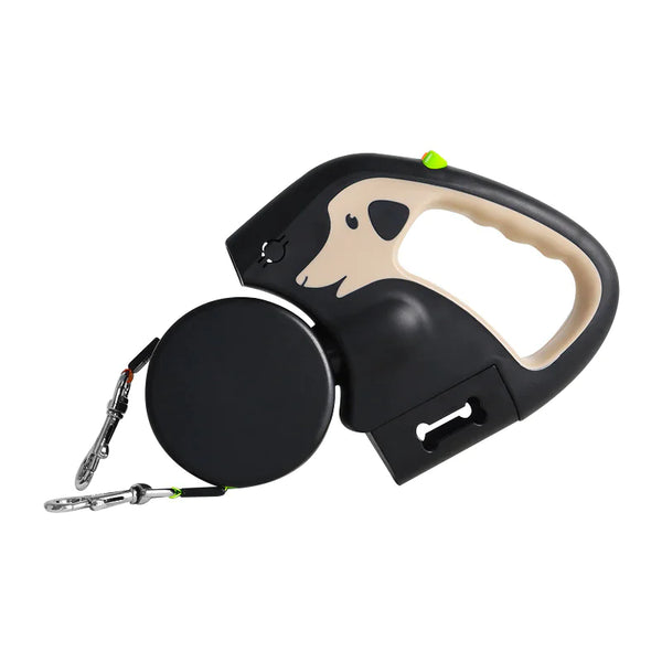Retractable Dog Leash - Walk Two Dogs, Zero Tangles. - ellefancypets.com