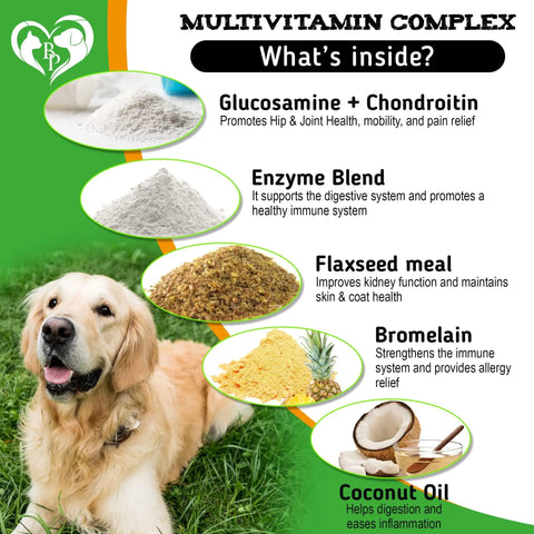 Insects Prevention Chewable Pills for Dogs Natural Pest Control for Pets Dogs - ellefancypets.com