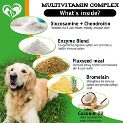 Insects Prevention Chewable Pills for Dogs Natural Pest Control for Pets Dogs - ellefancypets.com