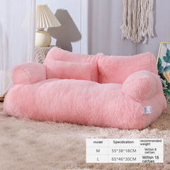 Luxury Plush Cat Bed - ellefancypets.com