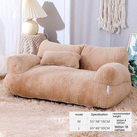Luxury Plush Cat Bed - ellefancypets.com