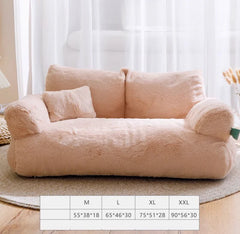 Luxury Plush Cat Bed - ellefancypets.com