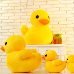 Yellow Duck Plush Toy and Pillow - ellefancypets.com