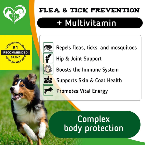 Insects Prevention Chewable Pills for Dogs Natural Pest Control for Pets Dogs - ellefancypets.com