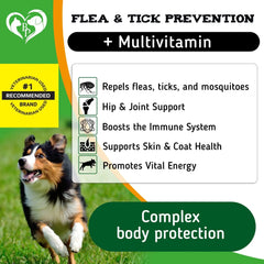 Insects Prevention Chewable Pills for Dogs Natural Pest Control for Pets Dogs - ellefancypets.com